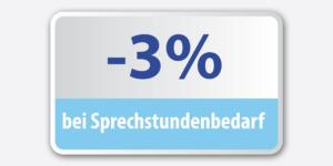 Dauerhaft günstig! Sprechstundenbedarf -3% – nur bei Reator